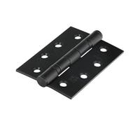 Timco - Grade 13 Fire Door Hinges - Matt Black Stainless Steel (Size 101 X 76 X 3 - 2 Pieces)