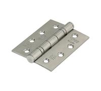 Timco - Grade 13 Fire Door Hinges - Polished Stainless Steel (Size 101 X 76 X 3 - 2 Pieces)
