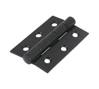 Timco - Grade 7 Ball Bearing Fire Door Hinges - Epoxy Black (Size 75 X 50 - 2 Pieces)