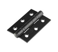Timco Grade 7 Fire Door Hinges - Epoxy Black (Size 76 x 51 x 2.2 - 2 Pieces) Timco Black