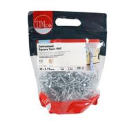 TimCo GST40LB Galvanized Square Twist Nail 40 x 3.75 - (2.5kg Bag), Silver
