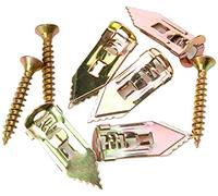 Timco HPF30 Hammer-In Fixings - Pz - Yellow 4 X 30Mm Box 100