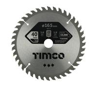 Timco - Handheld Cordless Circular Saw Blade (Size 165 X 20 X 40T - 1 Each)