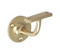Timco - Handrail Bracket - Polished Brass (Size 64mm - 1 Each)