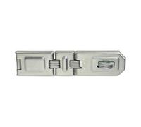Timco Hasp And Staple Double Hinged Silver - 200mm