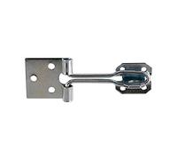 TIMCO Hasp & Staple Wire Pattern Silver - 3", Black, WHS3ZB