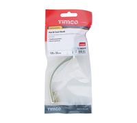 Timco Hat & Coat Hook - Polished Brass TIMpac 1 200257P