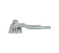 Pair of Cranked Band & Hook On Plates - Hot Dipped Galvanised Timco Silver One Size