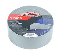 Timco HDCTSILVER Heavy Duty Cloth Tape - Silver 50M X 50Mm Roll 1