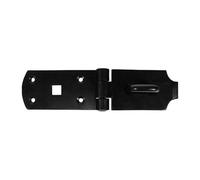Timco Heavy Duty Hasp & Staple Secure Bolt On Black - 8"