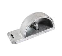 TIMCO Heavy Duty Padlock Protection Bar Left Hot Dipped Galvanised - 7.5"