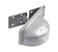 Timco Heavy Duty Padlock Protection Bar Left Hot Dipped Galvanised - 7.5"