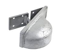 TIMCO Heavy Duty Padlock Protection Bar Right Hot Dipped Galvanised - 7.5"