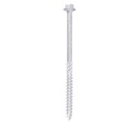 Timco Heavy Duty Timber Screws Hex Flange Head Exterior Silver - 8.0 X 120 (10Pcs)