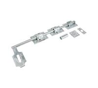 Timco Heavy Locking Drop Down Bolt - Hot Dipped Galvanised in Silver Timco Silver