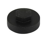 Timco Hex Cover Cap 16mm Black Pack Of 1000