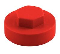 TIMCO Hex Cover Cap - Poppy Red - Box of 1000