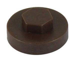 TIMCO Hex Cover Cap - Vandyke Brown - Box of 1000