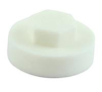 TIMCO Hex Cover Cap - White - Box of 1000