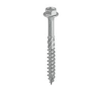 Timco - Hex Head Timber Screw - Silver (Size 8.0 x 75-10 Pieces)