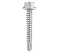 TIMco Hex No.3 S/Drill Screw Ø5.5 x 70mm Silver (Bag of 100)
