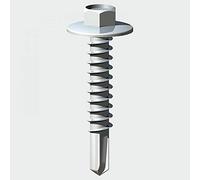 TIMCO Hex No.3 Self-Drilling Screw - 5.5 x 32 - Silver Ruspert - Bag of 160