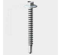 TIMCO Hex No.3 Self-Drilling Screw - 5.5 x 50 - Silver Ruspert - Bag of 120