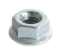 Timco Hex Serrated Flange Nuts Din6923 Silver - M6