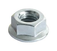 Timco Hex Serrated Flange Nuts - Zinc (Size M20 - 50 Pieces) in Silver Timco Silver