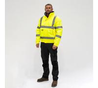 Timco Hi-Visibility Bomber Jacket - Yellow Bag 1 HVJSML