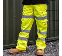Timco Hi-Visibility Executive Trousers - Yellow Bag 1 HVTRSXXL