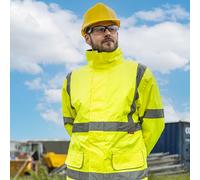 Timco Hi-Visibility Parka Jacket - Yellow Bag 1 HVPJ4XL