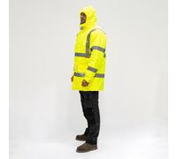 Timco Hi-Visibility Parka Jacket - Yellow Bag 1 HVPJXL