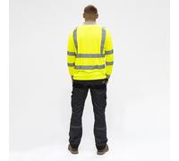 TIMCO Hivisibility Polo Shirt Long Sleeve Yellow - HVLSPLRG- you get 2