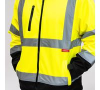 TIMCO Hivisibility Softshell Jacket Yellow - HVSJSML- you get 2