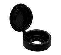 Timco Hinged Screw Caps - Large, Black