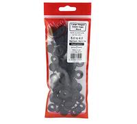 TIMCO Hinged Screw Caps Large Black - to fit 5.0 to 6.0 Screw