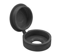 Timco Hinged Screw Caps - Large, Dark Grey