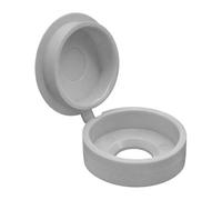 Timco Hinged Screw Caps - Large, Light Grey