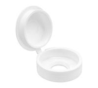 Timco Hinged Screw Caps - Large, White