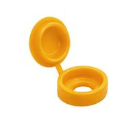 Timco Hinged Screw Caps - Large, Yellow