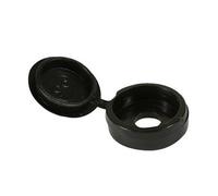 Timco - Hinged Screw Covers - Small - Black (Size To Fit 3.0 To 4.5 Screw - 100 Pieces)