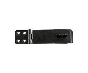 Timco HS4BP Safety Pattern Hasp & Staple - Black 4 1/2in TIMbag 1