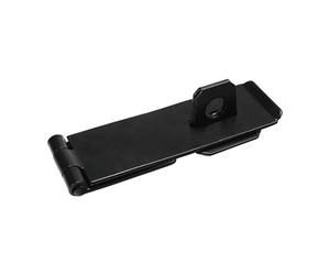Timco HS6BB Safety Pattern Hasp & Staple - Black 6in Plain Bag 1
