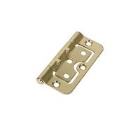 Timco Hurlinge Hinges Fixed Pin (104) Steel Electro Brass - 75 X 55