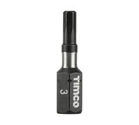 Timco - Impact Driver Bits - Hex (Size 3.0 X 25 - 10 Pieces)