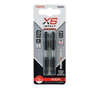 Timco Impact Driver Bits - Ph - Double Ended - Blister Pack of 2 3PH65X6