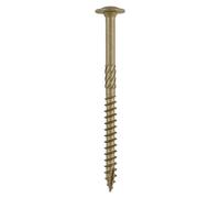 TIMco Index Timber Screw Wafer Head Ø6.7 x 125mm, Green Corrosion-Resistant Plating