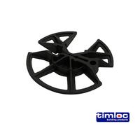 Timco - Insulation Retaining Discs - Black (Size 65mm Dia - 250 Pieces)