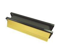 Timco - Intumescent Letterbox - Polished Gold - Black Frame (Size 272 X 70 - 1 Each)